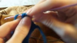 Полустолбик с двумя накидами крючком