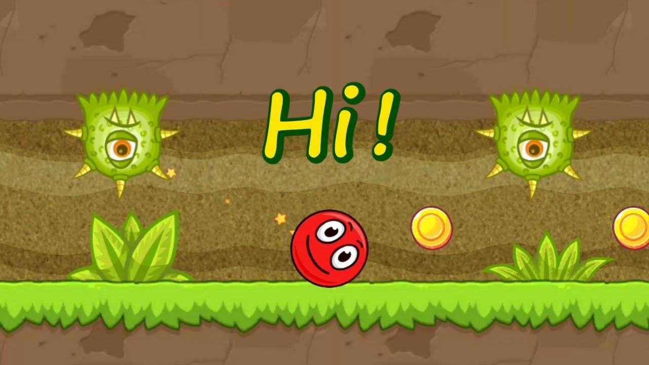 Красный Шар в игре Bounce Ball 5 Уровни 6-10 смотреть онлайн