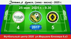 25 мая - 9.30, Смена НС-18 - Форвард. 2017 гр. Демо версия.