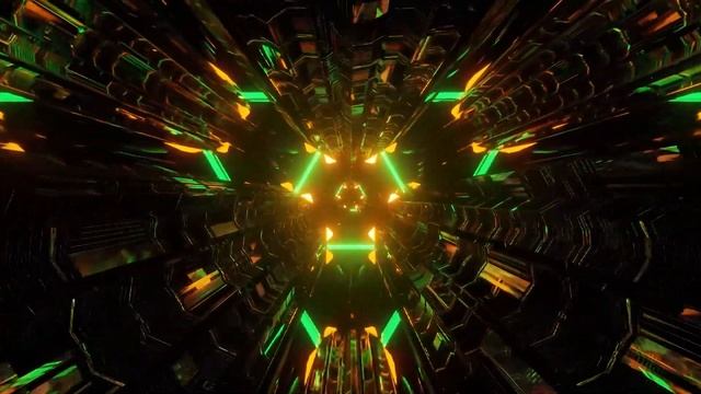 Абстрактный Туннель зацикленный Фон на экран Калейдоскоп 2 часа HD смотреть онлайн