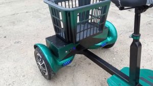 Трайк из гироскутера своими руками..