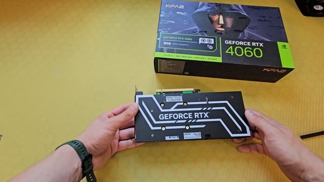 Распаковка и обзор KFA2 GeForce RTX 4060 CORE Black смотреть онлайн