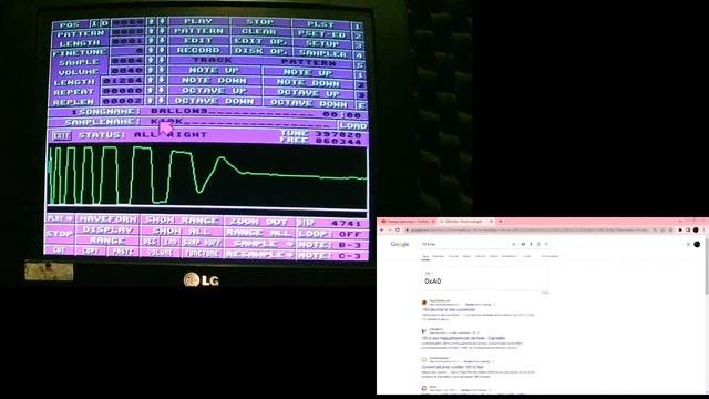 Дилетант в Protracker на Амиге (Азы работы)