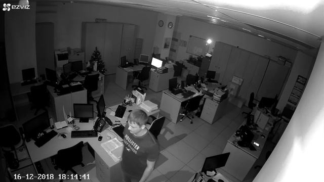 Тест камеры Ezviz Husky Air - ночь смотреть онлайн