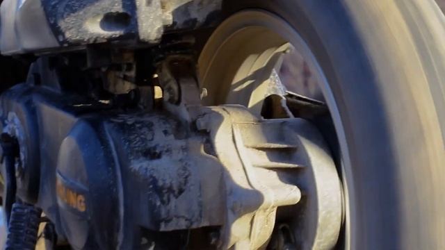 Скутер Honling Viking - работа электростартера двигателя ск