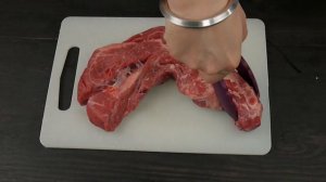 Тушеная говяжья шея с овощами