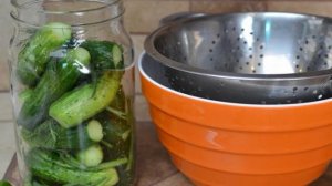 Быстрые малосольные огурцы в банке