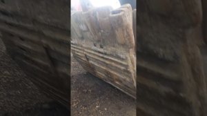 Замена адаптера на ковше экскаватора 1 часть