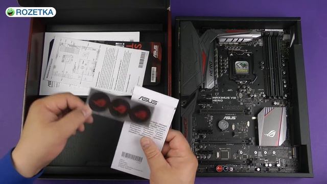 Распаковка Asus Maximus VIII Hero смотреть онлайн