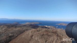 Русская сопка. остров русский.
