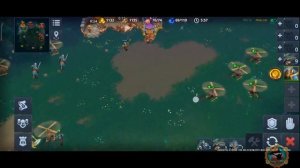 Игра 3х3 против Player#3abe, Bratok и AxelG  в игре #War Legends# RTS #стратегия на телефон