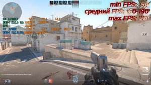 RX 6700 XT / тест в CS2 / test in Counter-Strike 2 benchmark