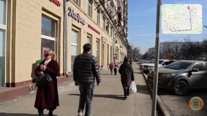 Дорога пешком от метро Семёновская до шоу-рума "Трейд-Декор"