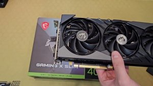 Распаковка и обзор Видеокарты NVIDIA MSI GeForce RTX 4060 Ti GAMING X SLI