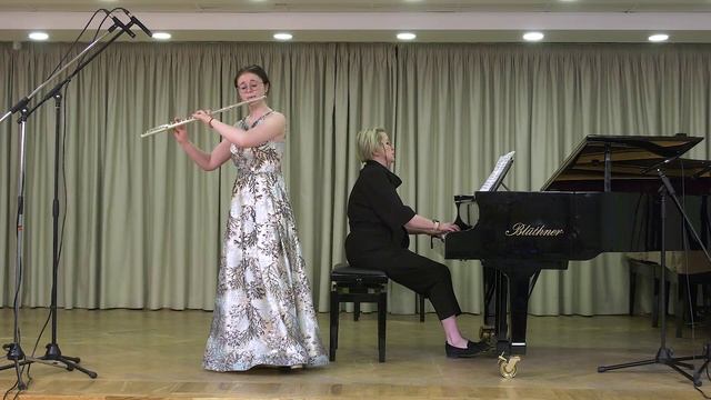 О.Тактакишвили Соната для флейты и фортепиано 1-я часть. Маргарита Рыбина, А.Бухарова.