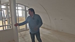 Домик 36м2 с панорамным остеклением