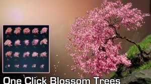 Blender 3Dt Stylized Cherry Tree Geometry Node