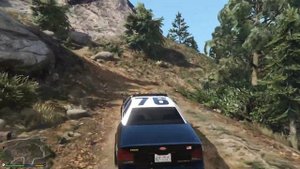 GTA 5 Угнал полицейскую машину чтобы прыгнуть с парашют?