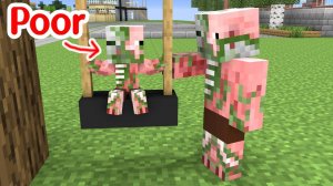 Бедный малыш Зомби-Пигман— Мультик с Персонажами Майнкрафт