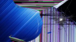 разбитый телевизор, разбитый экран,