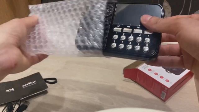 Распаковка и внешний вид Радиоприемника Aceline AR320 смотреть онлайн