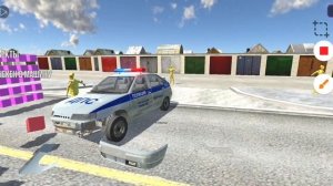 пьяный мужик влетает в город в ваз краш тест симулятор