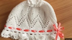 Детская панамка на девочку 3 - 6 лет ч.1, вяжем крючком.