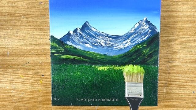 впечатляющая гора с речными ручьями ~ расслабляющая к? смотреть онлайн