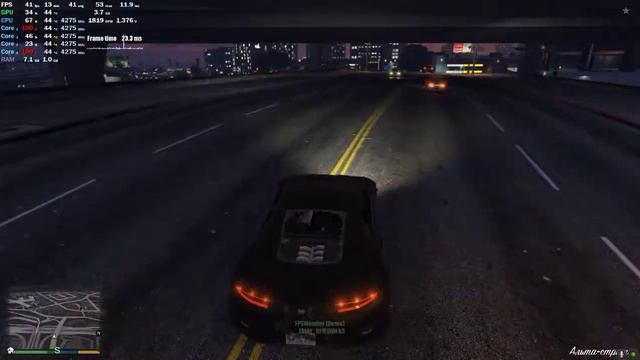 Тест FX 4130 и GTX 1050 ti в Grand Theft Auto V смотреть онлайн