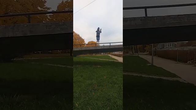 осеннняя тренировка в стиле паркур смотреть онлайн