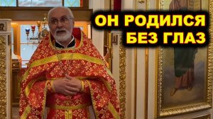 О слепорожденном. Чудо создания глаз.