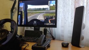 Дальнобойщик от первого лица - Euro Truck Simulator 2 руль Logitech +