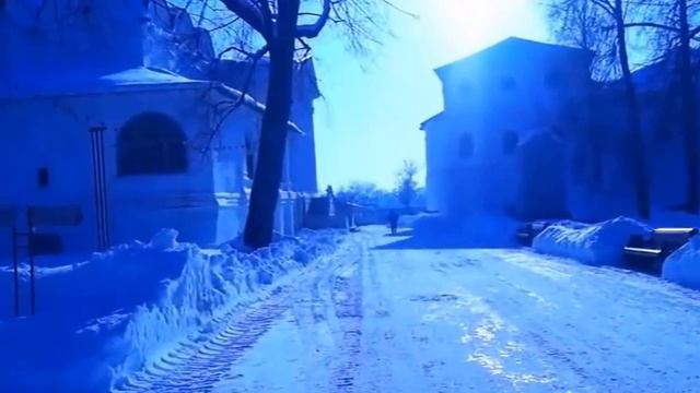 Блины и мороз в Масленицу... Ярославль, 12.02.2018. смотреть онлайн