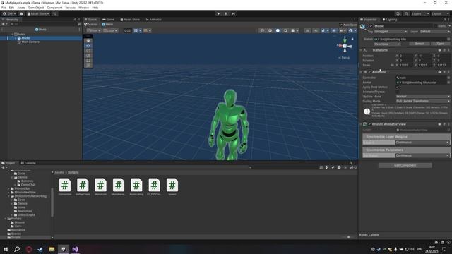 Онлайн игра на Unity 3D. Мультиплеер Photon. Идеи для игр №10. # смотреть онлайн