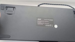 Тестирование клавиатуры Acer OKW126 на дребезжание
