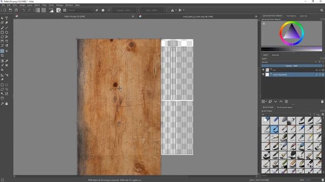 09. Creating a Wood Texture in Krita