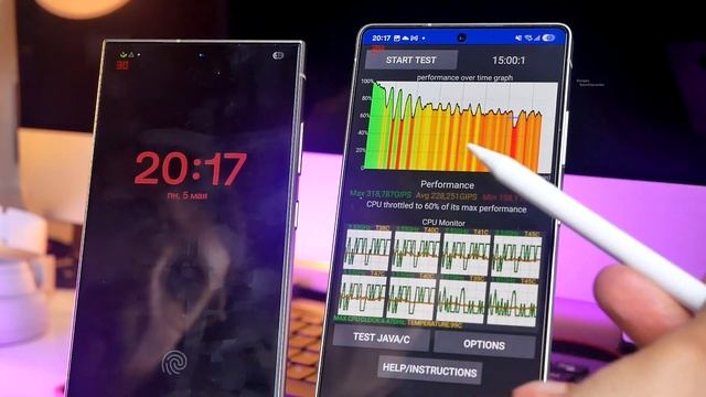 Samsung S25 Ultra Производительность нагрев тротлинг модифи
