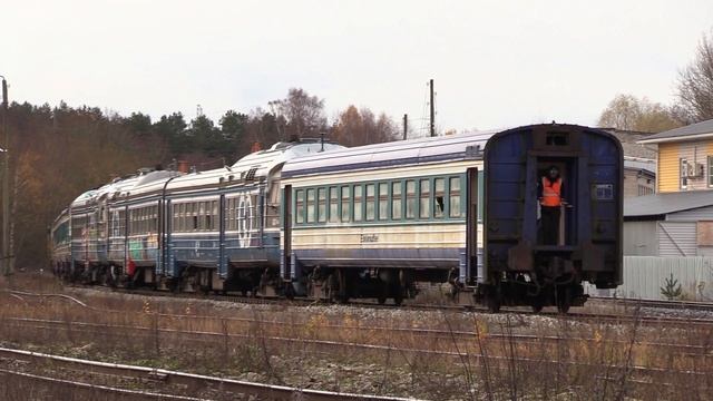 Вагоны дизель-поезда ДР1А на металлолом 5 / DR1A DMU cars to scrap metal 5 смотреть онлайн