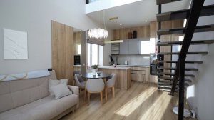 Рум-тур по стильной двухъярусной квартире в ЖК ZNAK