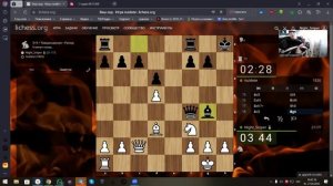 Почти блиц сыграл молча!