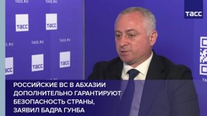 Российские ВС в Абхазии дополнительно гарантируют безопасность страны, заявил Бадра Гунба