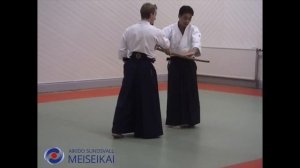 25 Aikido Ken No Tebiki Ai Hanmi Uchikaiten Sankyo Shishiya Sensei Sandviken