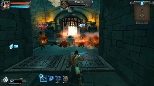 Коридор  ➤ Orcs Must Die! ➤ Прохождение #1