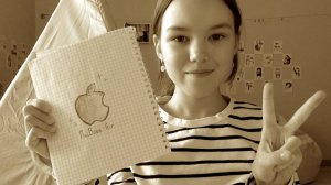 рисуем яблоко