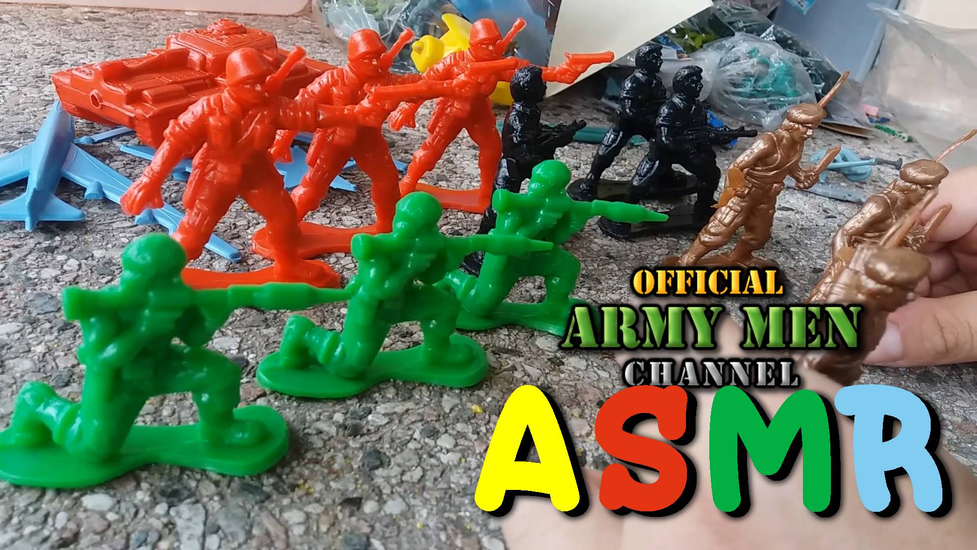 Распаковка ASMR - Открываем пакеты с пластиковыми солдатиками