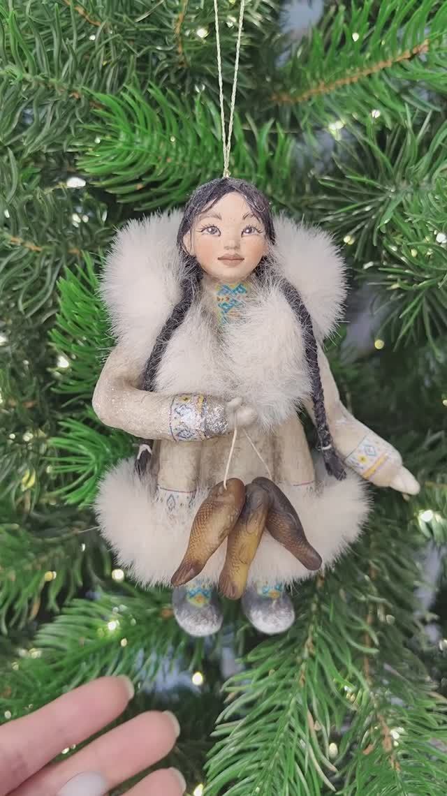 Ватная елочная игрушка «Северянка»
арт. ВИ97