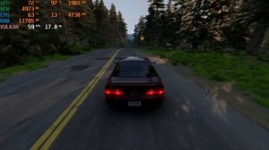 Тест RTX 2060 Super + I7 11700 | Vulkan | BeamNG.Drive