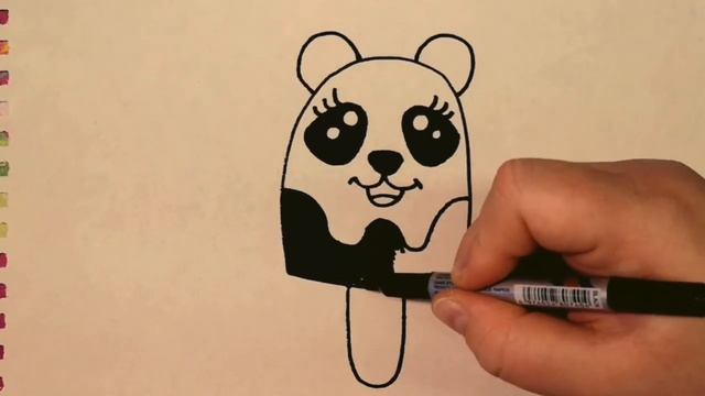 Рисуем мороженое Панду! Drawing panda icecream! смотреть онлайн