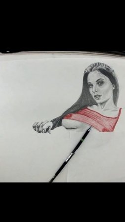 ЛАНА - рисунок карандашом