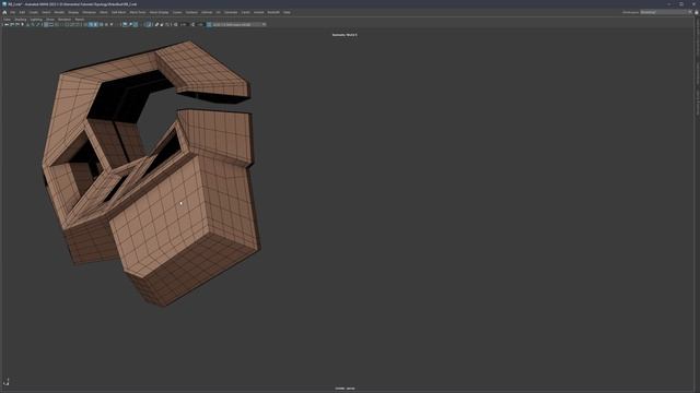 Robotic Head Study - 04 - Primary Shapes Cleanup
